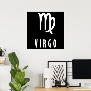 Virgo zodiac poster