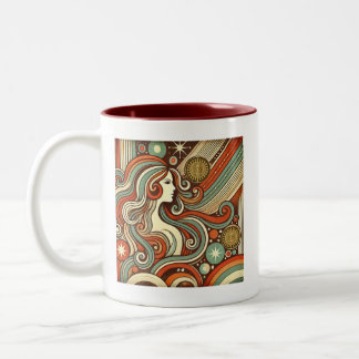 Virgo Zodiac Retro café Mug