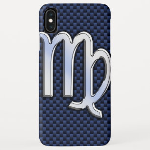 Virgo Zodiac Sign auf Navy Blue Decor Case-Mate iPhone Hülle