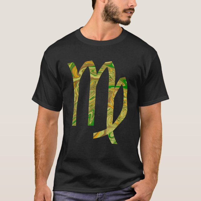 Virgo Zodiac Sign August September Horoscope Birth T-Shirt (Vorderseite)