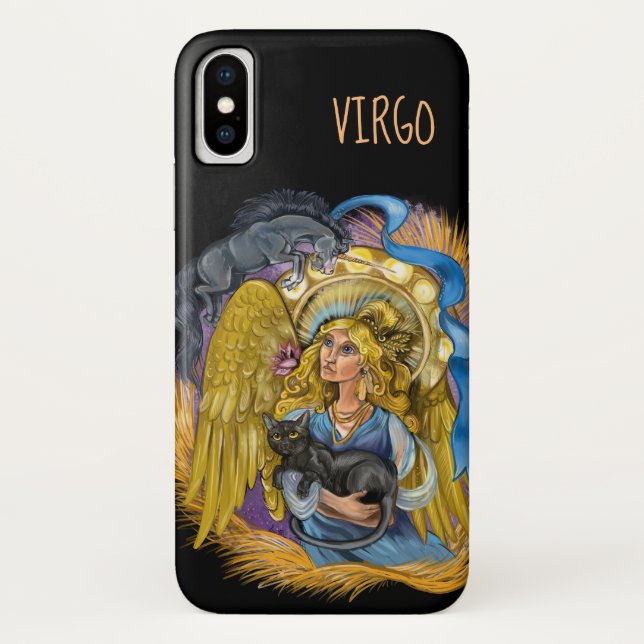 Virgo Zodiac Sign Case-Mate iPhone Hülle (Rückseite)