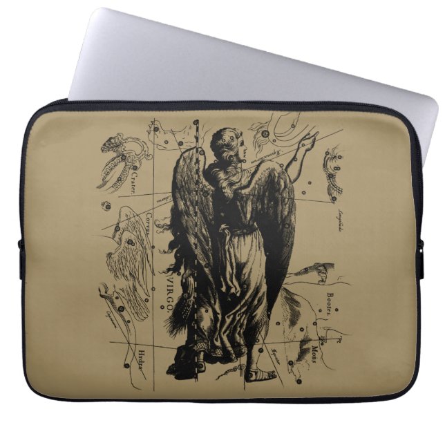 Virgo Zodiac Sign Constellation Hevelius 1690 Laptopschutzhülle (Vorderseite)