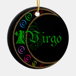 Virgo Zodiac Sign Keramikornament