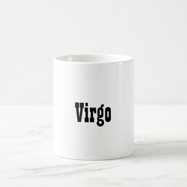Virgo Zodiac Sign Morphing Mug Verwandlungstasse (Mittel)