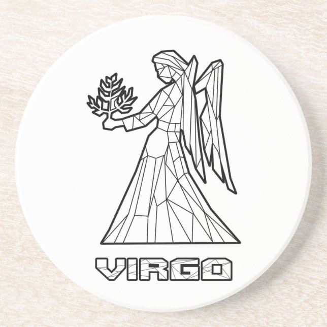 Virgo Zodiac Sign Untersetzer (Vorne)