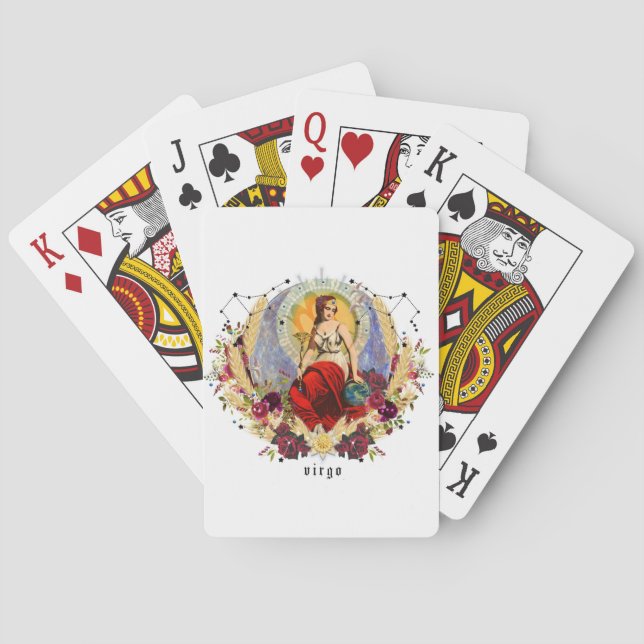 Virgo Zodiac Spielkarten (Rückseite)