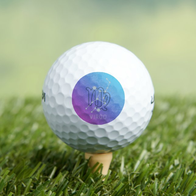 Virgo Zodiac Star Sign Horoscope Constellation Golfball (Insitu T-Shirt)