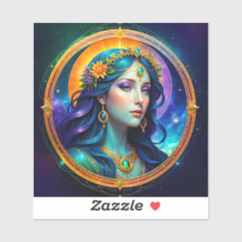 Virgo Zodiac Stickers, Celestial Zodiac Aufkleber