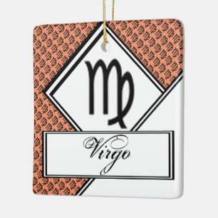 Virgo Zodiac Symbol Standard von Kenneth Yoncich Keramikornament