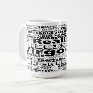 Virgo Zodiac Word Cloud Inspiration Kaffeetasse