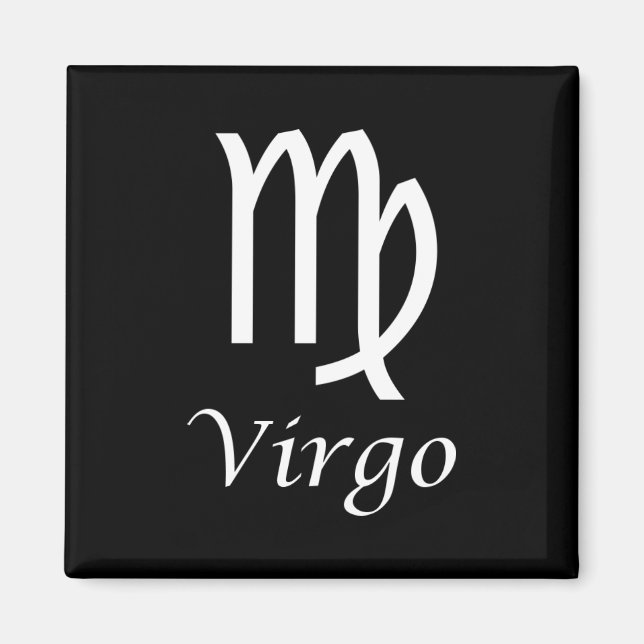 'Virgo' Zodiac-Zeichen Magnet (Vorne)