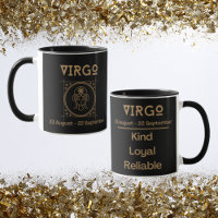 Virgo Zodiac Zeichen mit Symbol und Eigenschaften