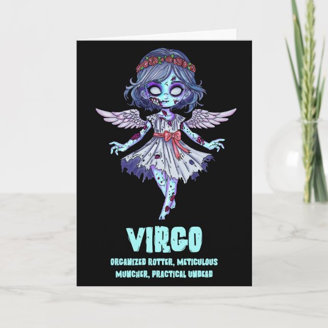 Virgo Zombie Karte (Vorderseite)
