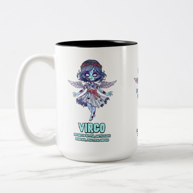 Virgo Zombie Zweifarbige Tasse (Links)