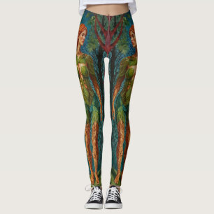 “Viridras Porträt” - Adern des Blätterdachs    Leggings