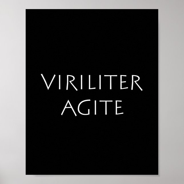 Viriliter agite poster (Vorne)