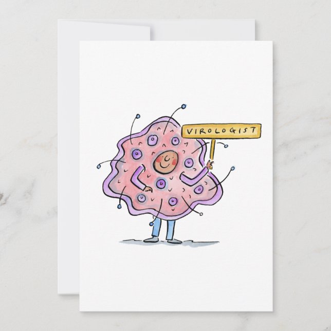 Virologe Einladung (Vorderseite)