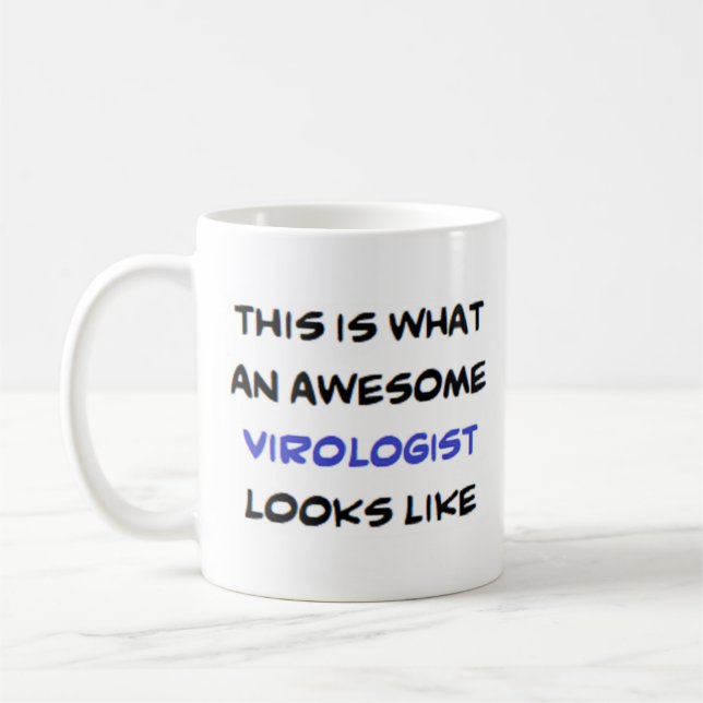 Virologe, phantastisch kaffeetasse (Links)