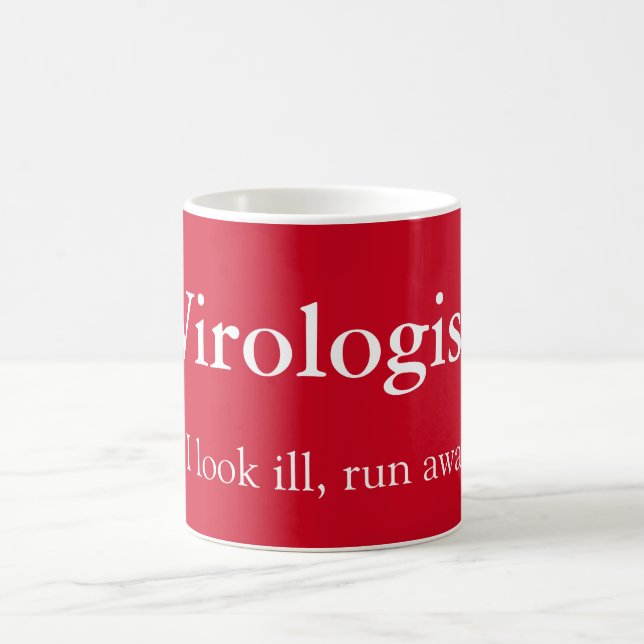 Virologe und krank aussehen kaffeetasse (Mittel)