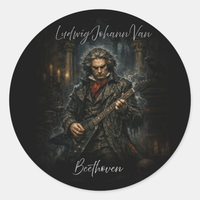 Virtual Belonging Runder Aufkleber (Vorderseite)