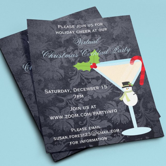 Virtual Christmas Cocktail Party Martini Budget (Von Creator hochgeladen)