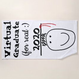 Virtual Graduate for Real Strandtuch