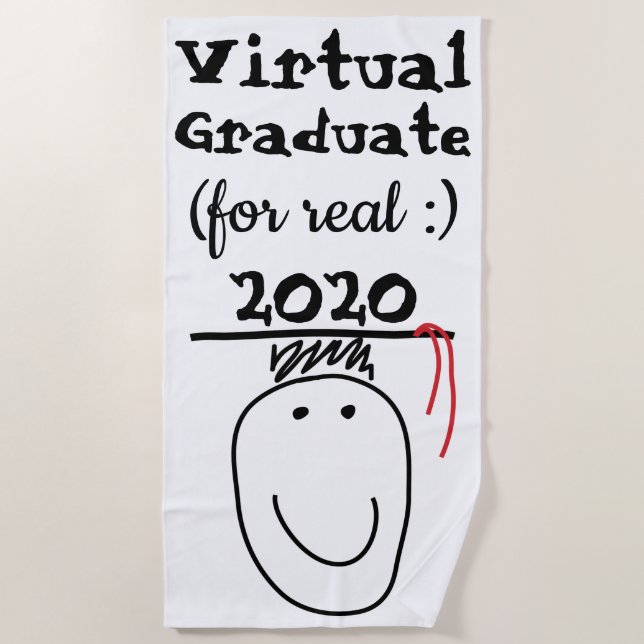 Virtual Graduate for Real Strandtuch (Vorderseite)
