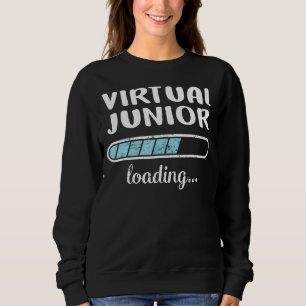 Virtual Junior Loading Family Friends Spaß Trendy Sweatshirt