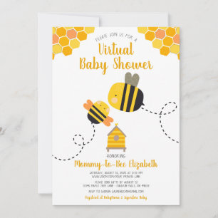 Virtual Niedlich Sweet Kawaii Mommy to Bee Baby Sh Einladung