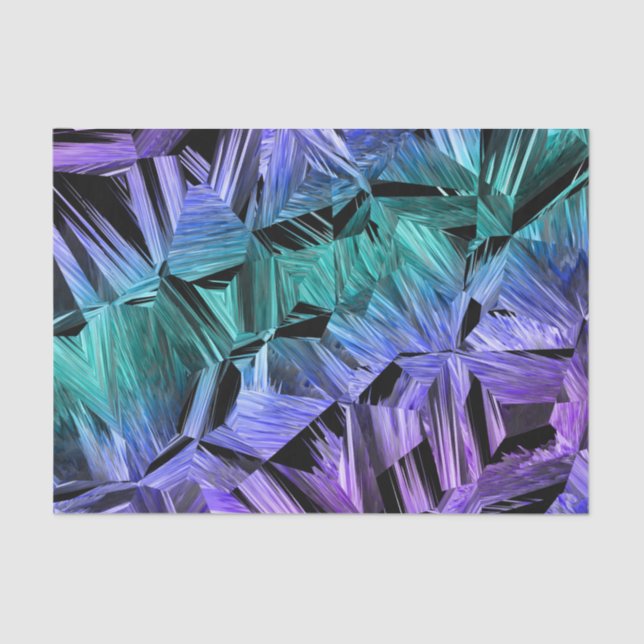 virtual reality, dark crystal gradient seidenpapier (Vorderseite)