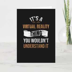 Virtual Reality Gaming VR-Spieler VR-Gaming-Gesc Karte