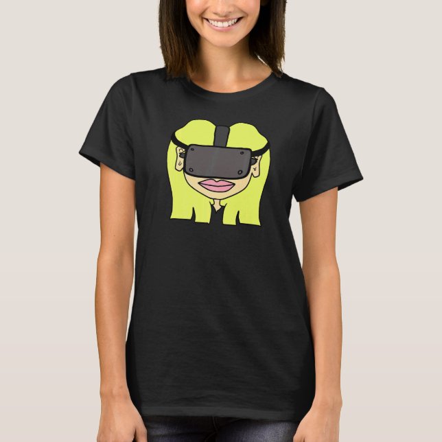 Virtual Reality Girl T-Shirt (Vorderseite)