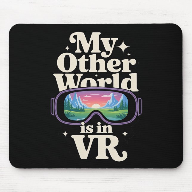Virtual Reality-Headset für immersive Spielerwelte Mousepad (Vorne)