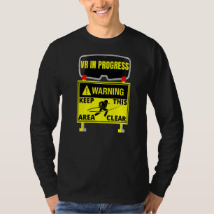 Virtual Reality in Progress v Gaming Mission Que T-Shirt