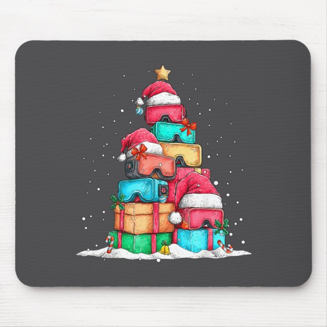 Virtual Reality Vr Gles Le Gaming Old School Gamer Mousepad (Vorne)