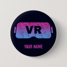 Virtual Reality (VR) Vintag Gamer HMD-Videomateria Button