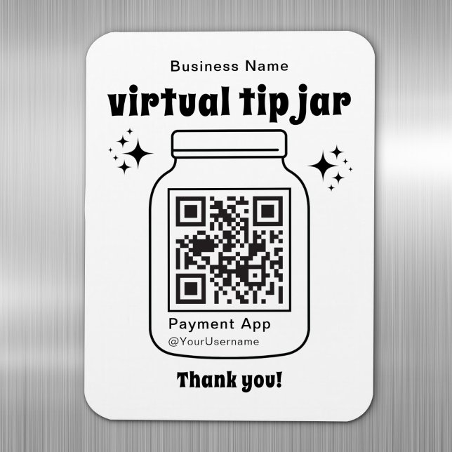 Virtual Tip Jar mit QR-Code Magnet (Von Creator hochgeladen)