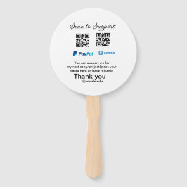 Virtual tip jar q oder Code-Geld-Spende PayPal ven Fächer