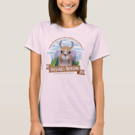 Virtual Trek Frauenrosa-Hemd T-Shirt