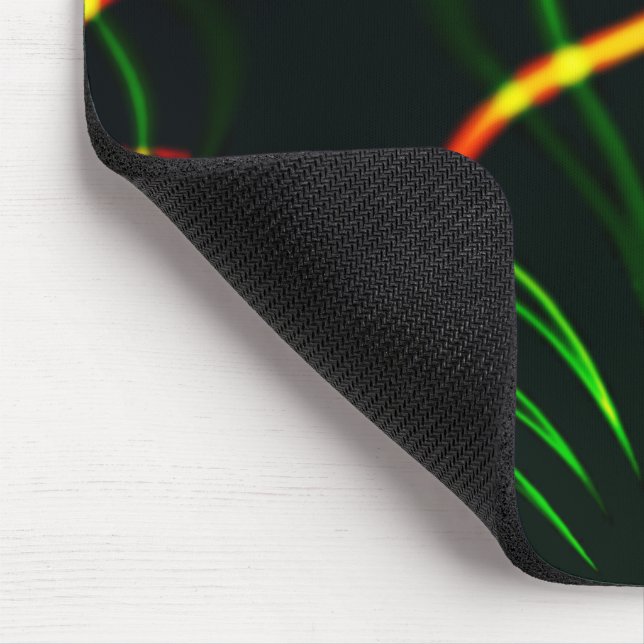 Virtuell grüne Blätter, Reddish 'feuergefärbter Do Mousepad (Ecke)