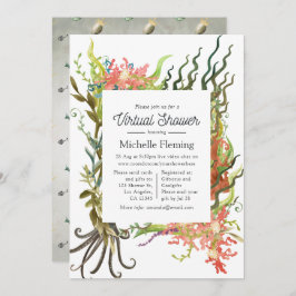 Virtuelle Dusche mit Meeresalgen Einladung