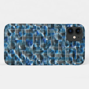 Virtuelle, graublaue, rustikale Keramik mit Mängel Case-Mate iPhone Hülle