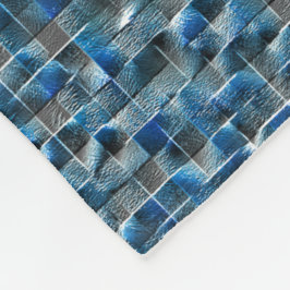 Virtuelle, graublaue, rustikale Keramik mit Mängel Fleecedecke