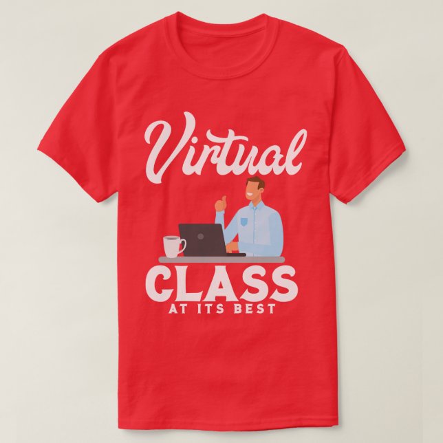Virtuelle Klasse T-Shirt (Design vorne)