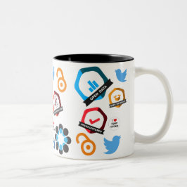 Virtuelle Park-Tasse OA Zweifarbige Tasse