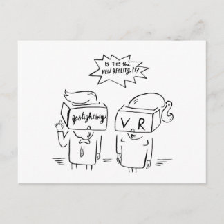 Virtuelle Realität, 01 Postkarte