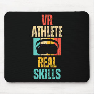 Virtuelle Realität Athlet Geek Gamer Retro Vr Gami Mousepad