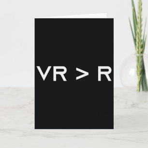 Virtuelle Realität ist größer als die Realität. Lu Karte