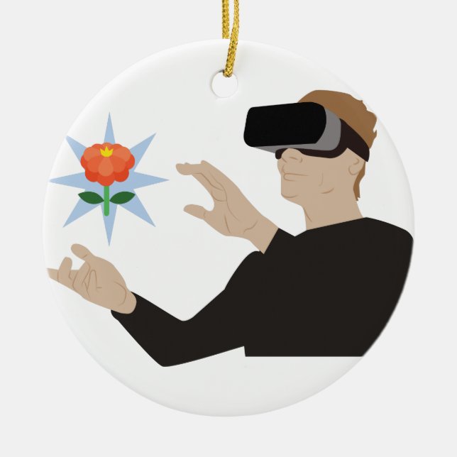 Virtuelle Realität Keramikornament (Vorne)