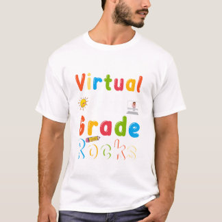 Virtuelle Viertklässler 4. Zurück zum Schullehrer T-Shirt